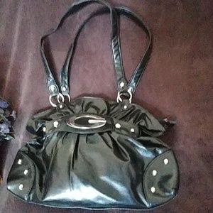 JB395.   Beautiful Soft Black Purse